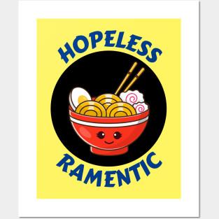 Hopeless Ramentic | Ramen Pun Posters and Art